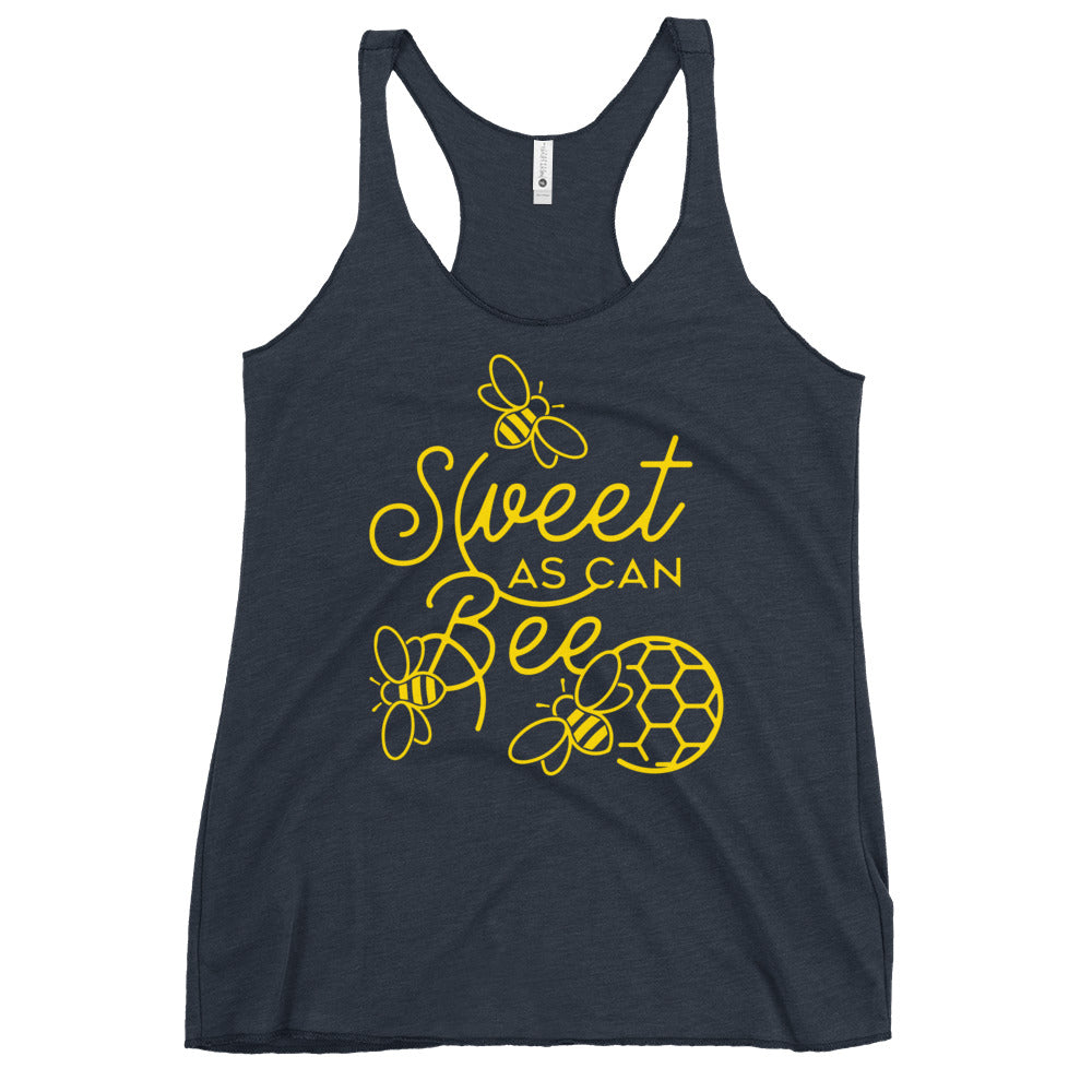 Sweet As Can Bee Women's Racerback Tank
