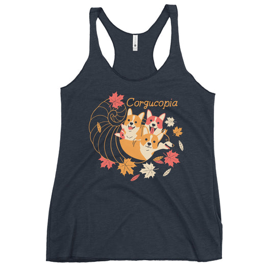 Corgucopia Women's Racerback Tank