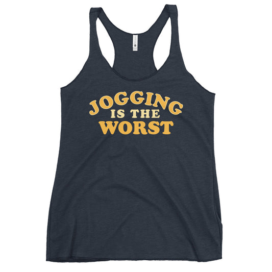 Jogging Is The Worst Women's Racerback Tank