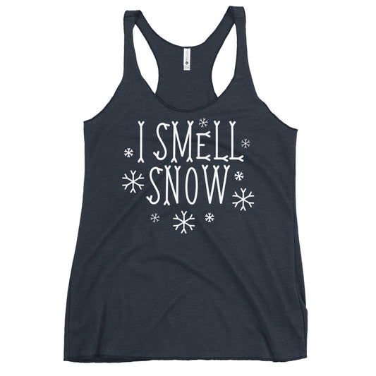 I Smell Snow Women's Racerback Tank