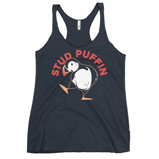 Stud Puffin Women's Racerback Tank