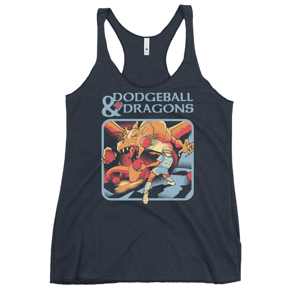 Dodgeball And Dragons Women's Racerback Tank