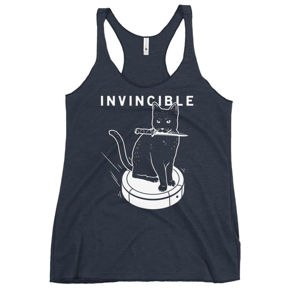 Invincible Cat Women's Racerback Tank