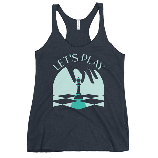 Let's Play Chess Women's Racerback Tank