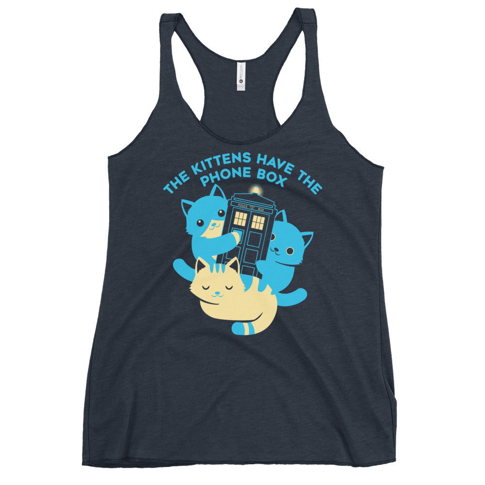 The Kittens Have The Phone Box Women's Racerback Tank