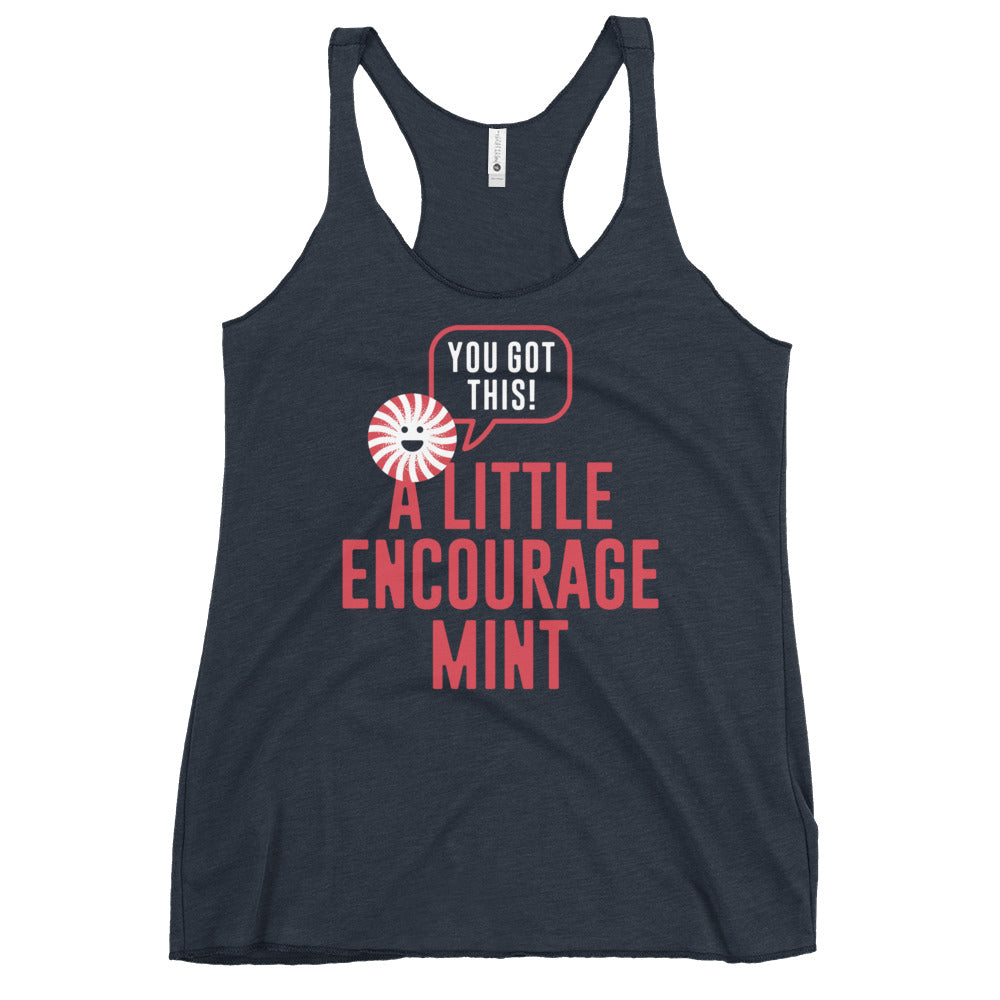 A Little Encourage Mint Women's Racerback Tank