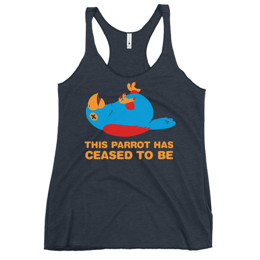This Parrot Has Ceased To Be Women's Racerback Tank