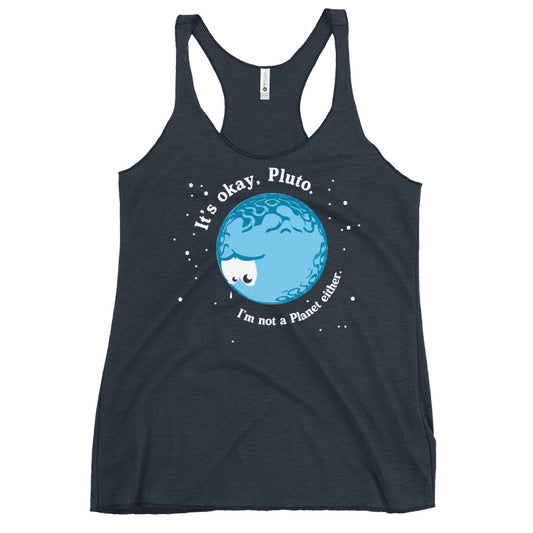 It's Okay Pluto Women's Racerback Tank