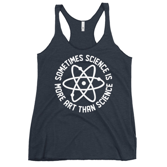 More Art Than Science Women's Racerback Tank