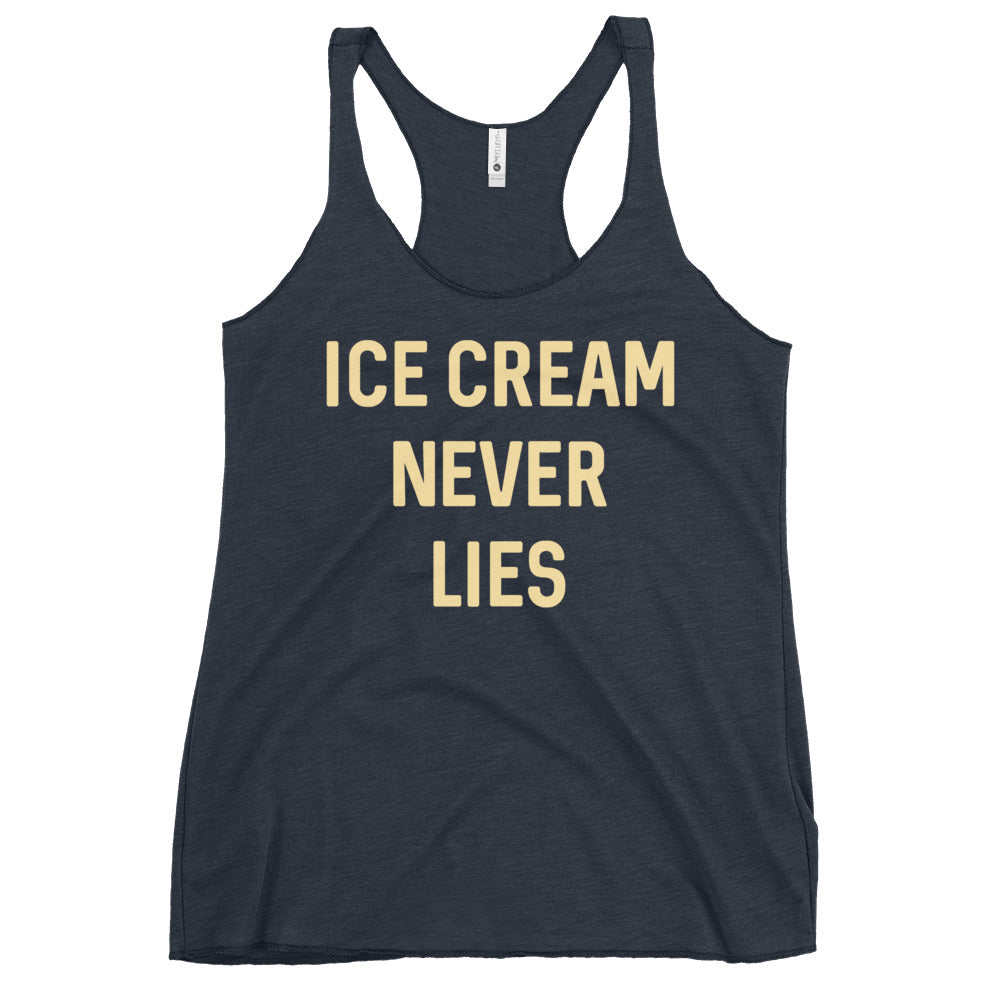 Ice Cream Never Lies Women's Racerback Tank
