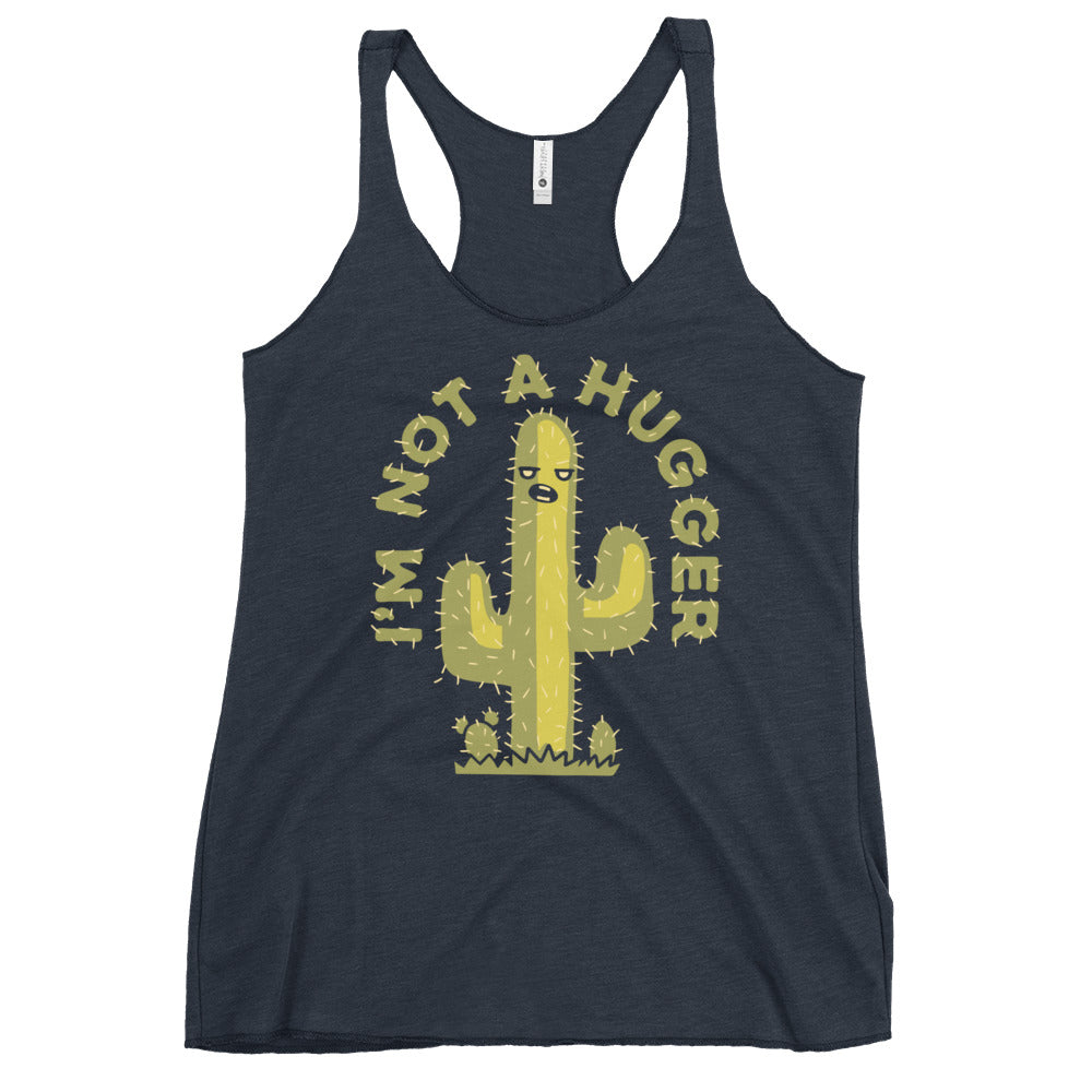 I'm Not A Hugger Women's Racerback Tank