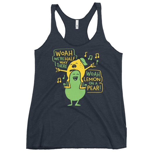 Lemon On A Pear Women's Racerback Tank