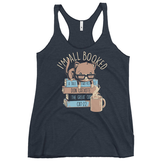 I'm All Booked Women's Racerback Tank