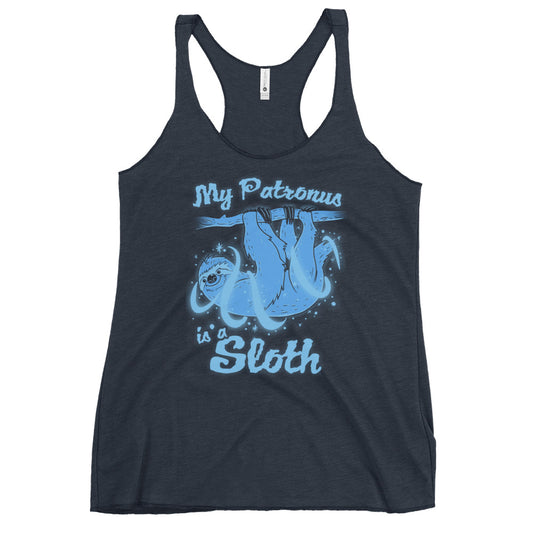 My Patronus Is A Sloth Women's Racerback Tank