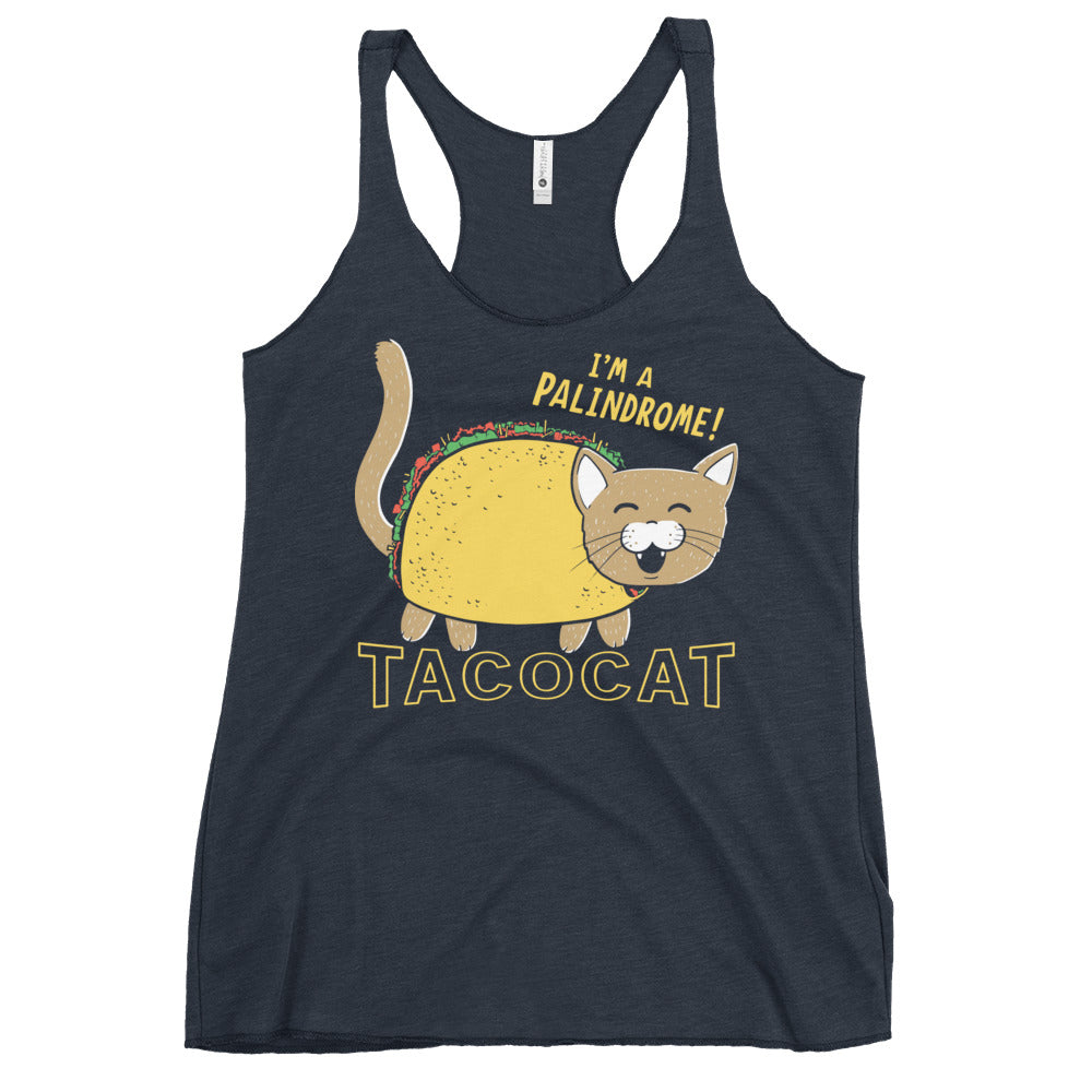 Taco Cat Women's Racerback Tank