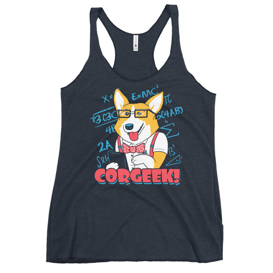 Corgeek Women's Racerback Tank