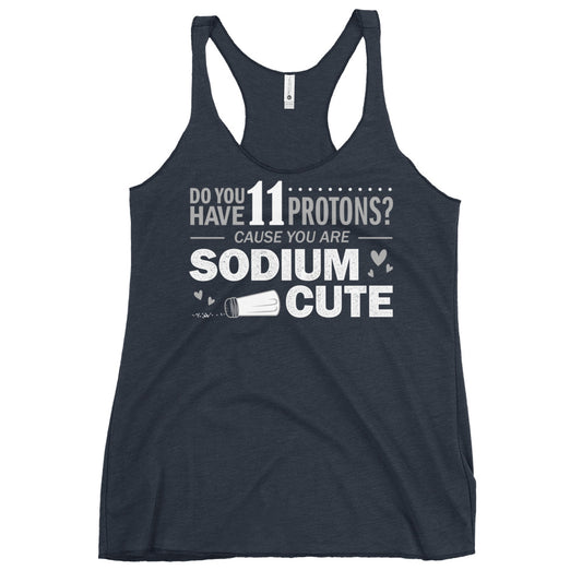 Do You Have 11 Protons? Women's Racerback Tank