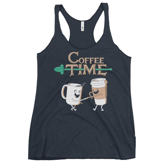 Coffee Time Women's Racerback Tank