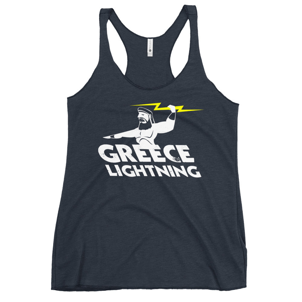 Greece Lightning Women's Racerback Tank