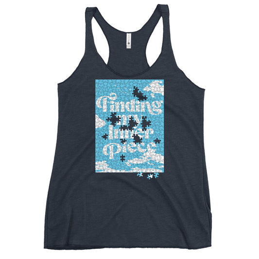 Finding My Inner Piece Women's Racerback Tank