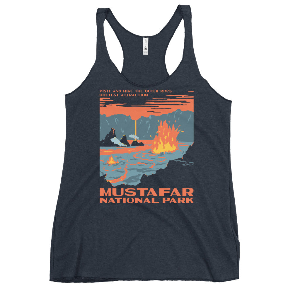 Mustafar National Park Women's Racerback Tank