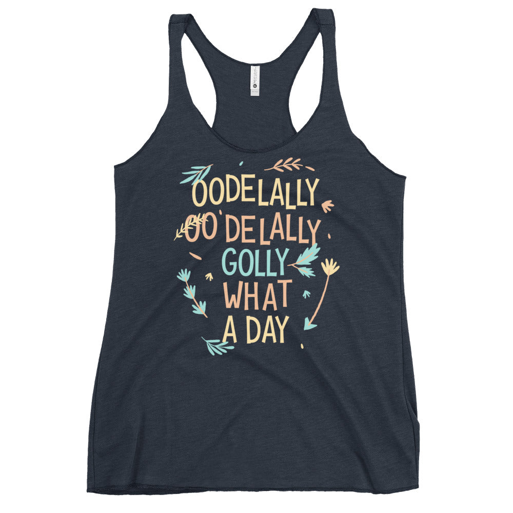 Golly What A Day Women's Racerback Tank