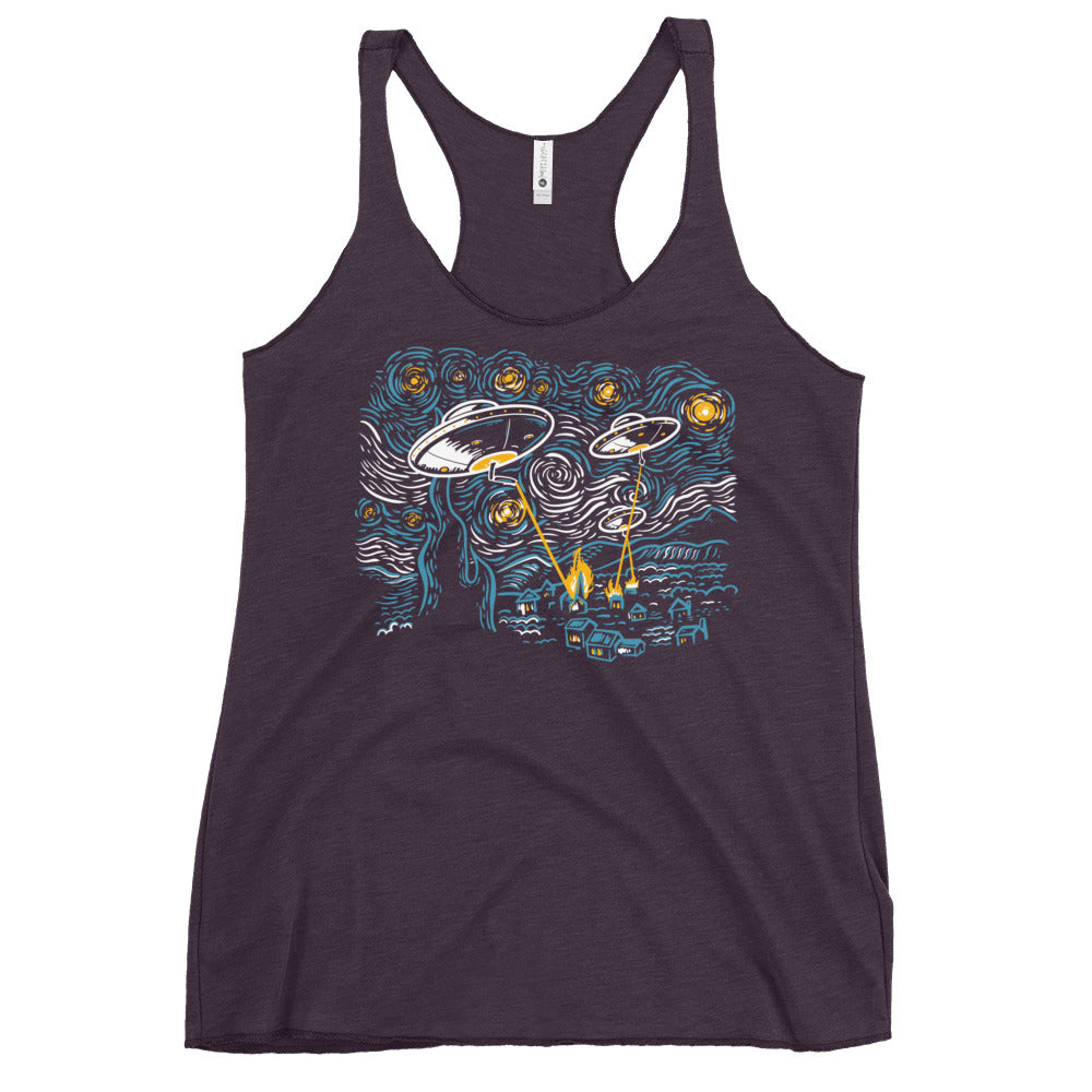 Starry Invasion Women's Racerback Tank