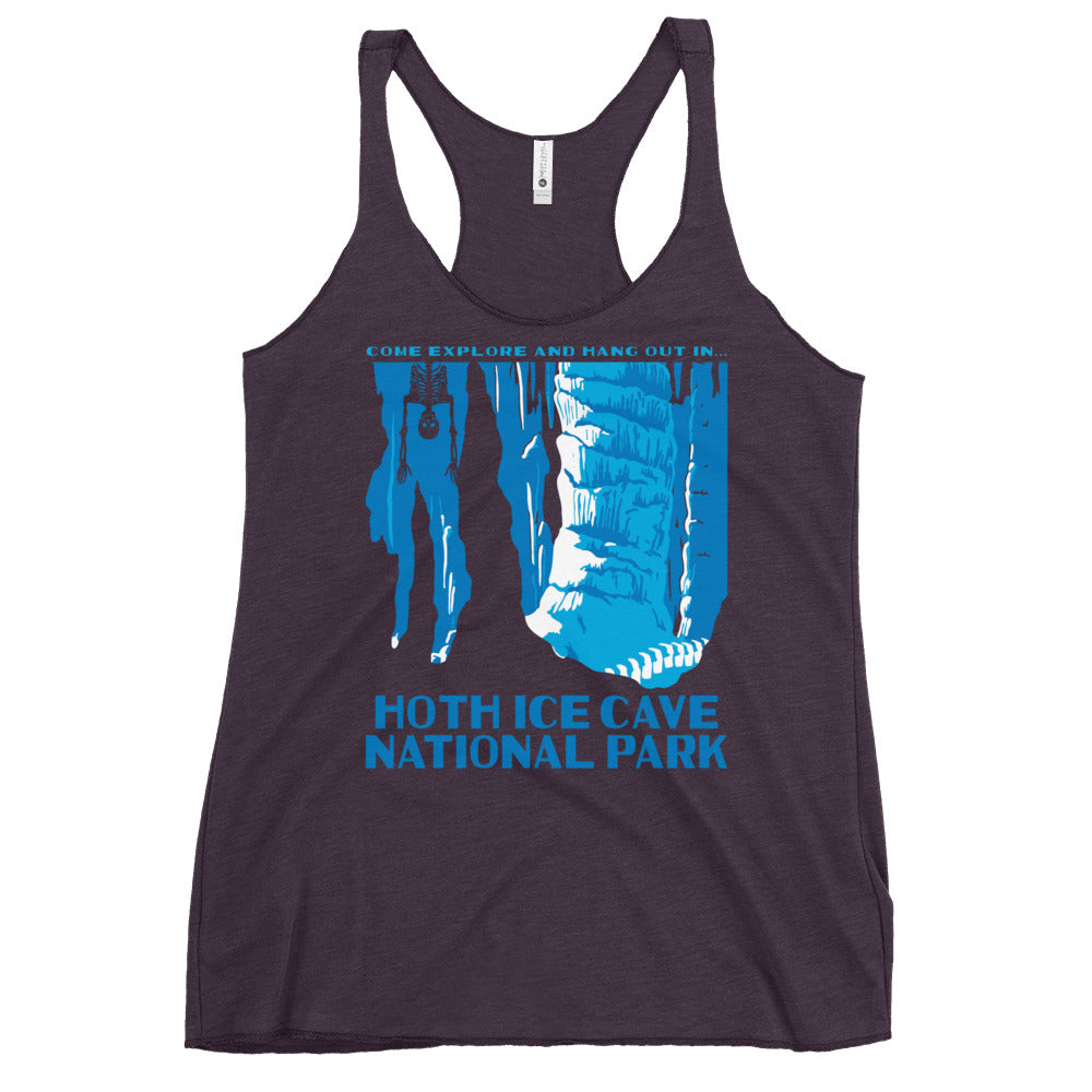Hoth Ice Cave National Park Women's Racerback Tank