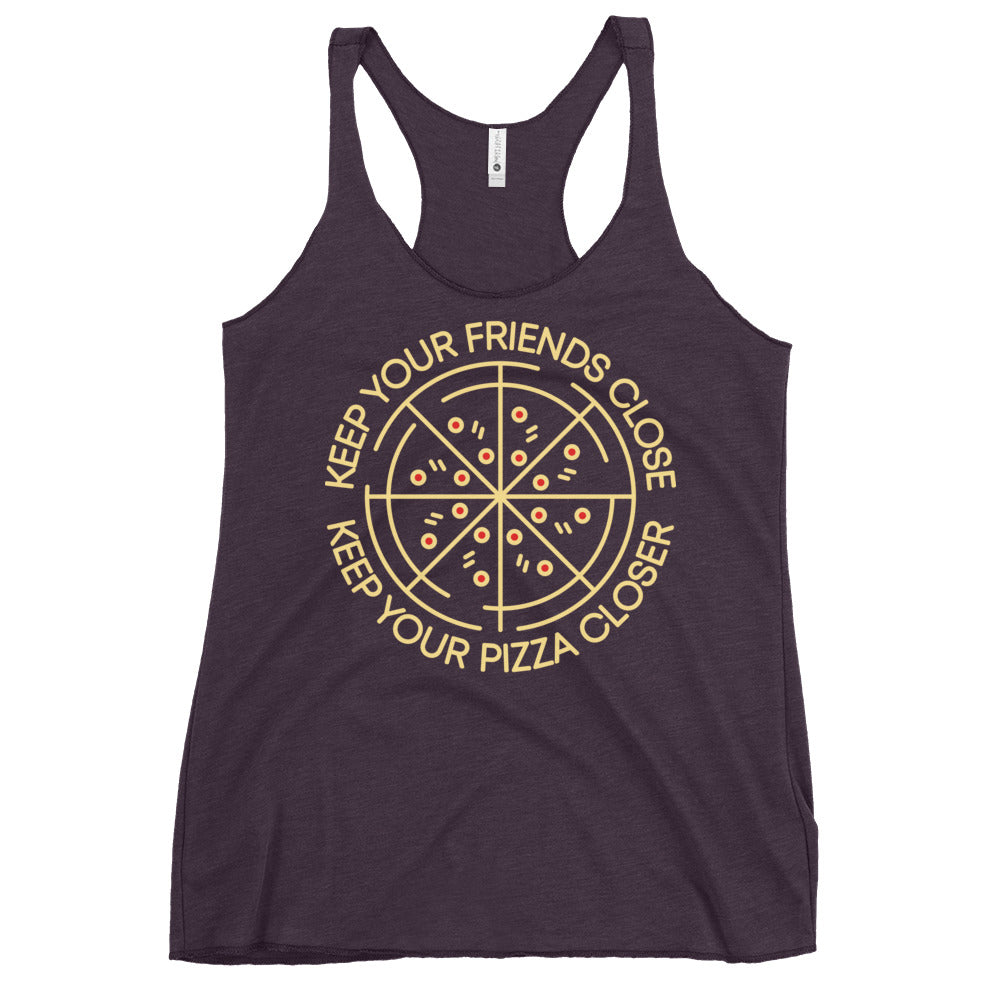 Keep Your Pizza Closer Women's Racerback Tank