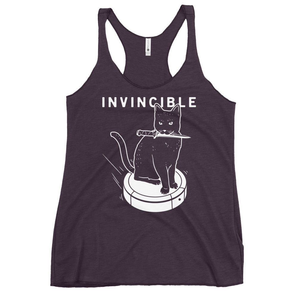 Invincible Cat Women's Racerback Tank