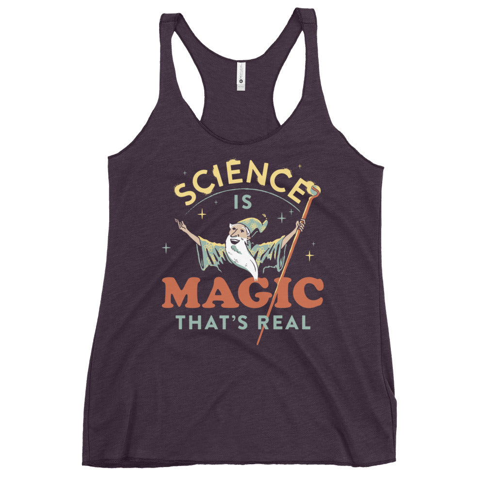 Science Is Magic That's Real Women's Racerback Tank