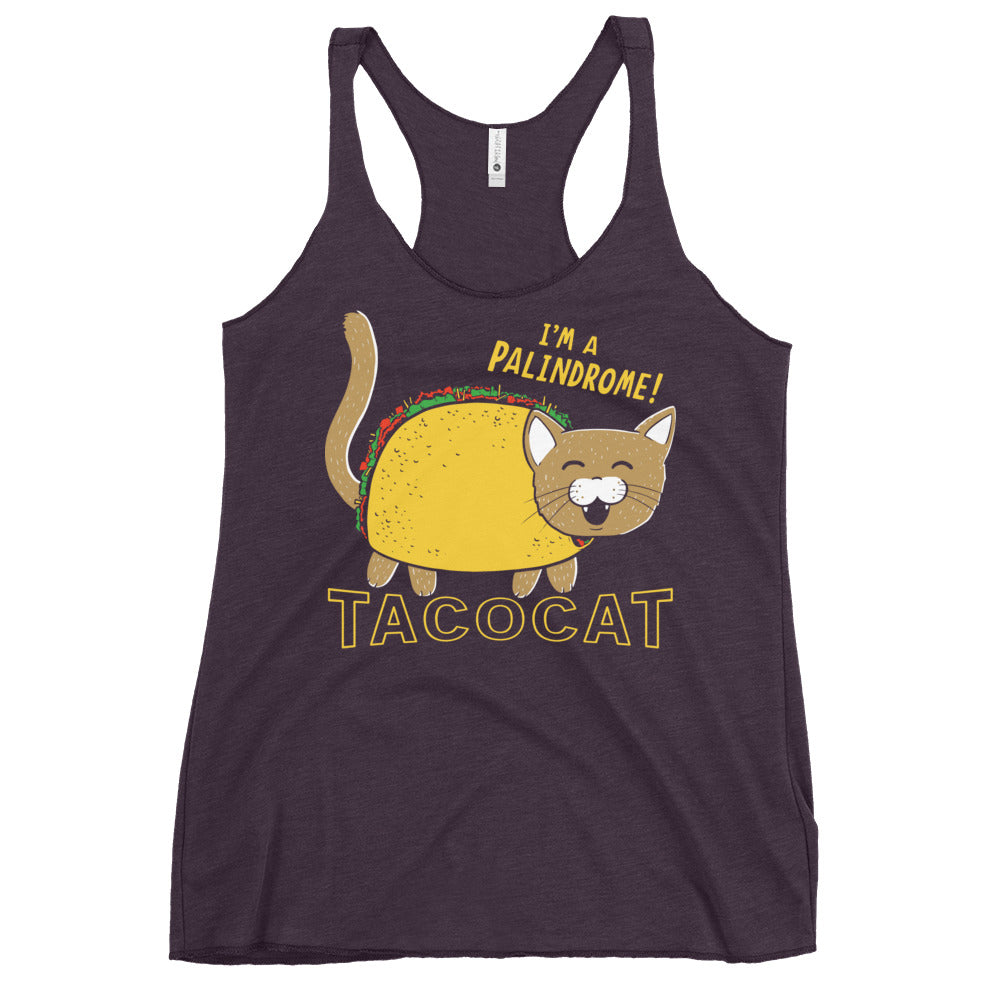 Taco Cat Women's Racerback Tank