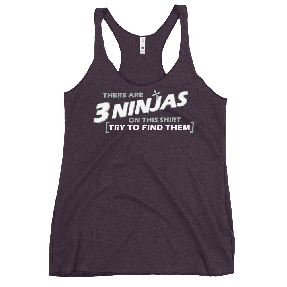 3 Ninjas Women's Racerback Tank