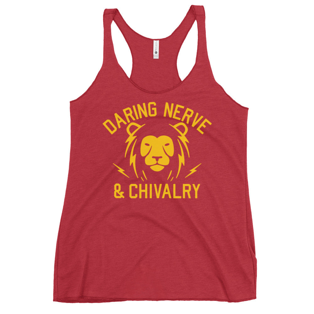 Daring, Nerve, And Chivalry Women's Racerback Tank