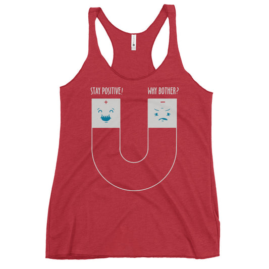 Stay Positive Women's Racerback Tank