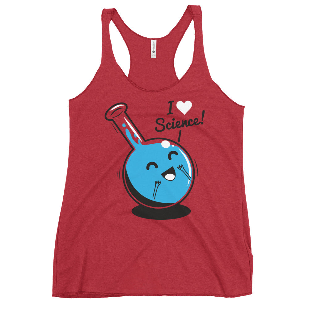 I Heart Science Women's Racerback Tank