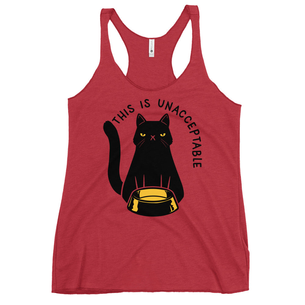 This Is Unacceptable Women's Racerback Tank