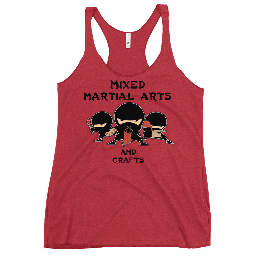 Mixed Martial Arts and Crafts Women's Racerback Tank
