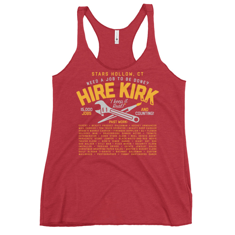 Hire Kirk Women's Racerback Tank