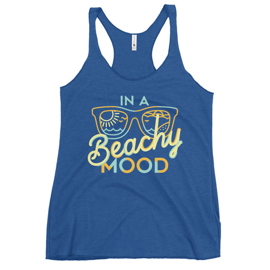 In A Beachy Mood Women's Racerback Tank