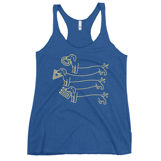 Puptical Illusion Women's Racerback Tank