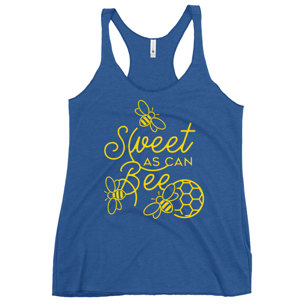 Sweet As Can Bee Women's Racerback Tank