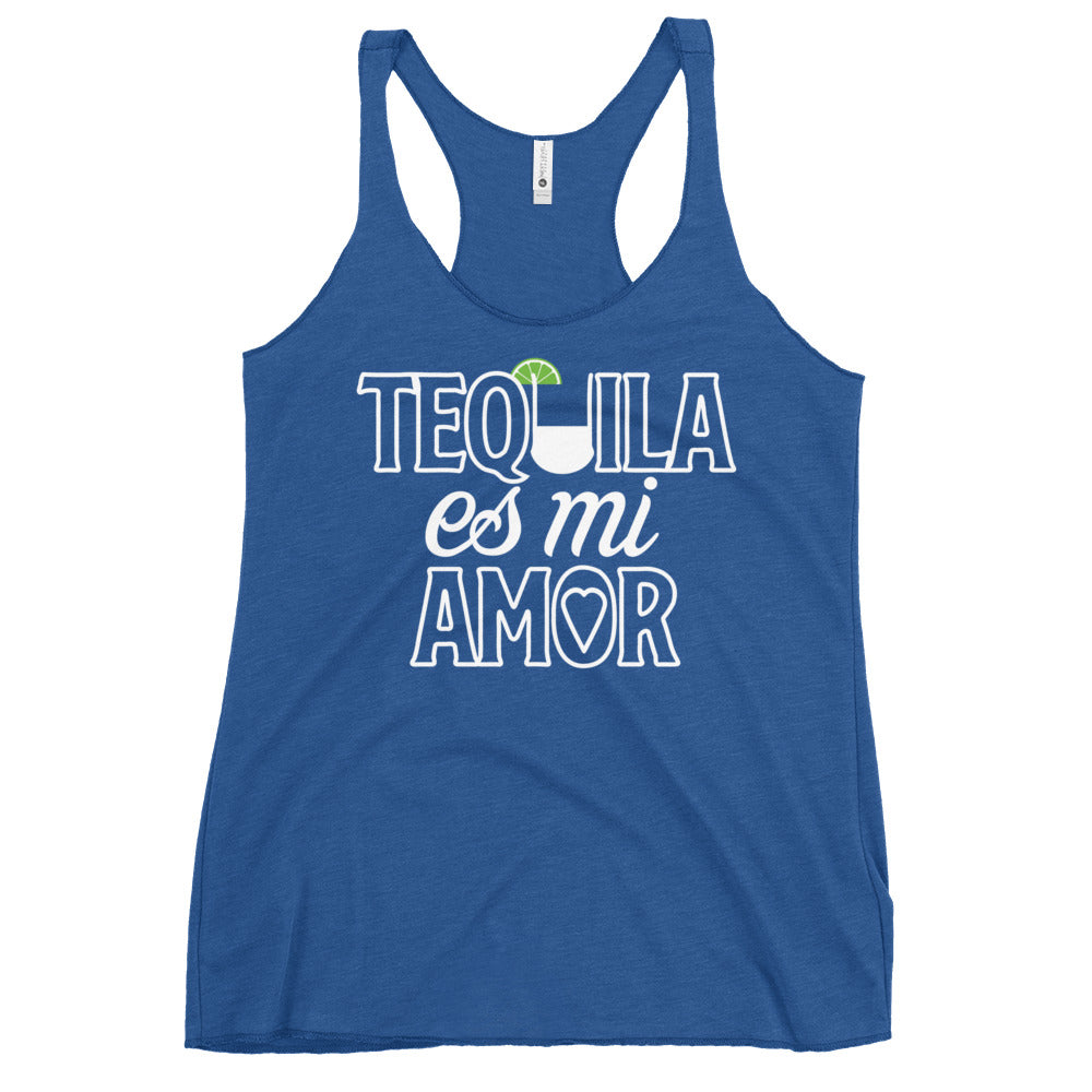 Tequila Es Mi Amor Women's Racerback Tank
