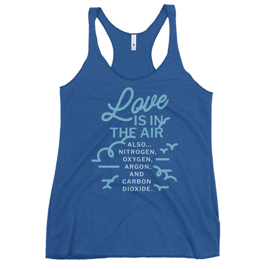 Love Is In The Air Women's Racerback Tank