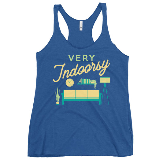 Very Indoorsy Women's Racerback Tank