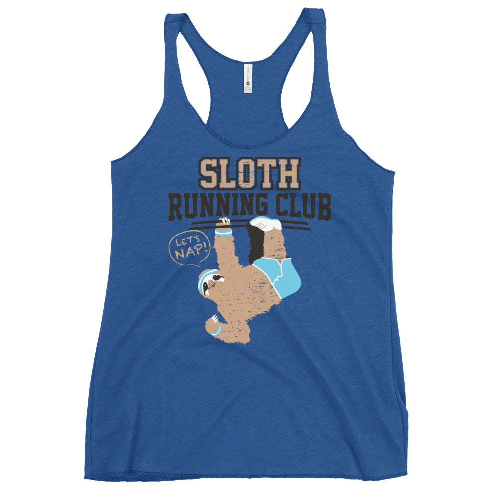 Sloth Running Club Women's Racerback Tank – SnorgTees.com