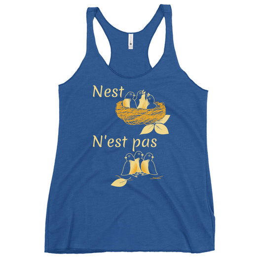 Nest N'est Pas Women's Racerback Tank