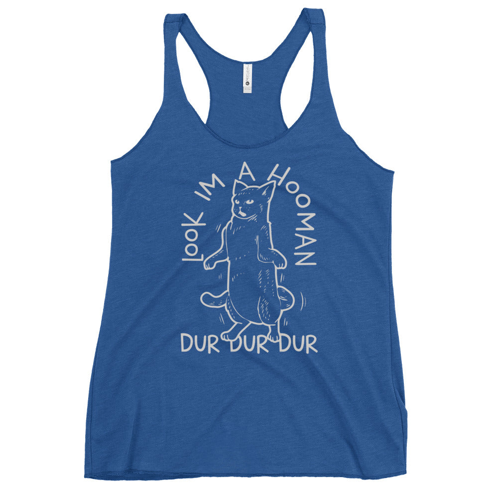 Look I'm A Hooman Women's Racerback Tank
