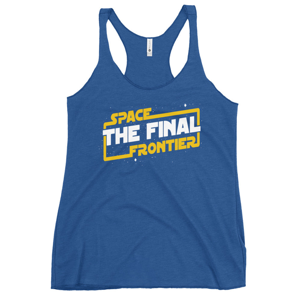Space The Final Frontier Women's Racerback Tank