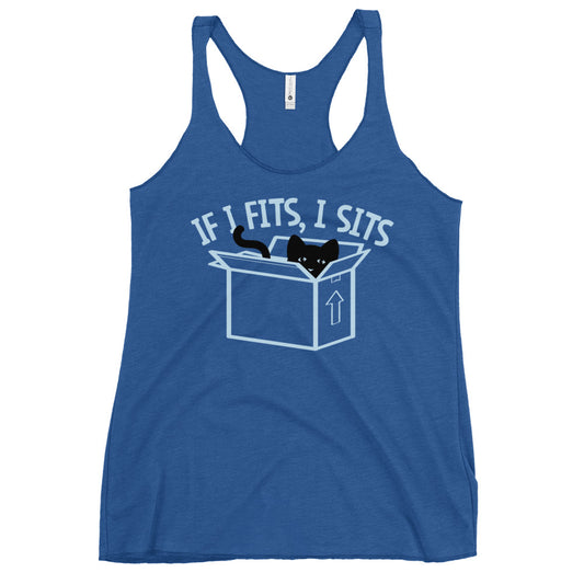 If I Fits, I Sits Women's Racerback Tank